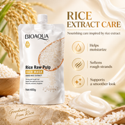 BIOAQUA Rice Raw Pulp Hair Mask for Dry Damaged Hair