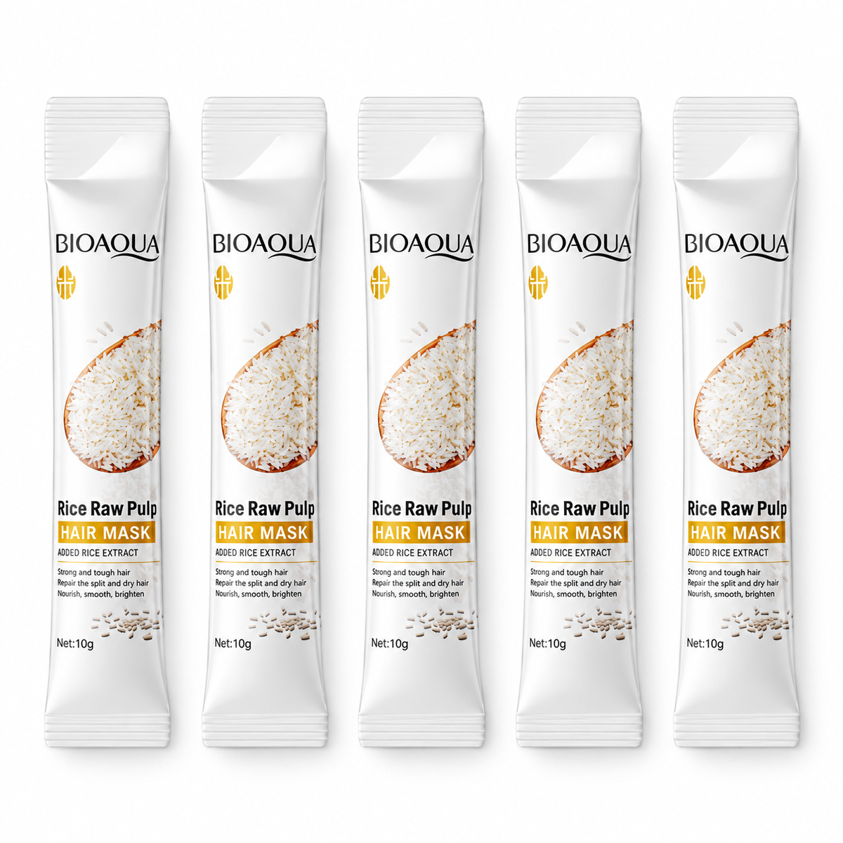BIOAQUA Rice Raw Pulp Hair Mask for Dry Damaged Hair