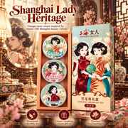 Shanghai Lady Snow Cream Vanishing Hand & Face Cream Gift Set