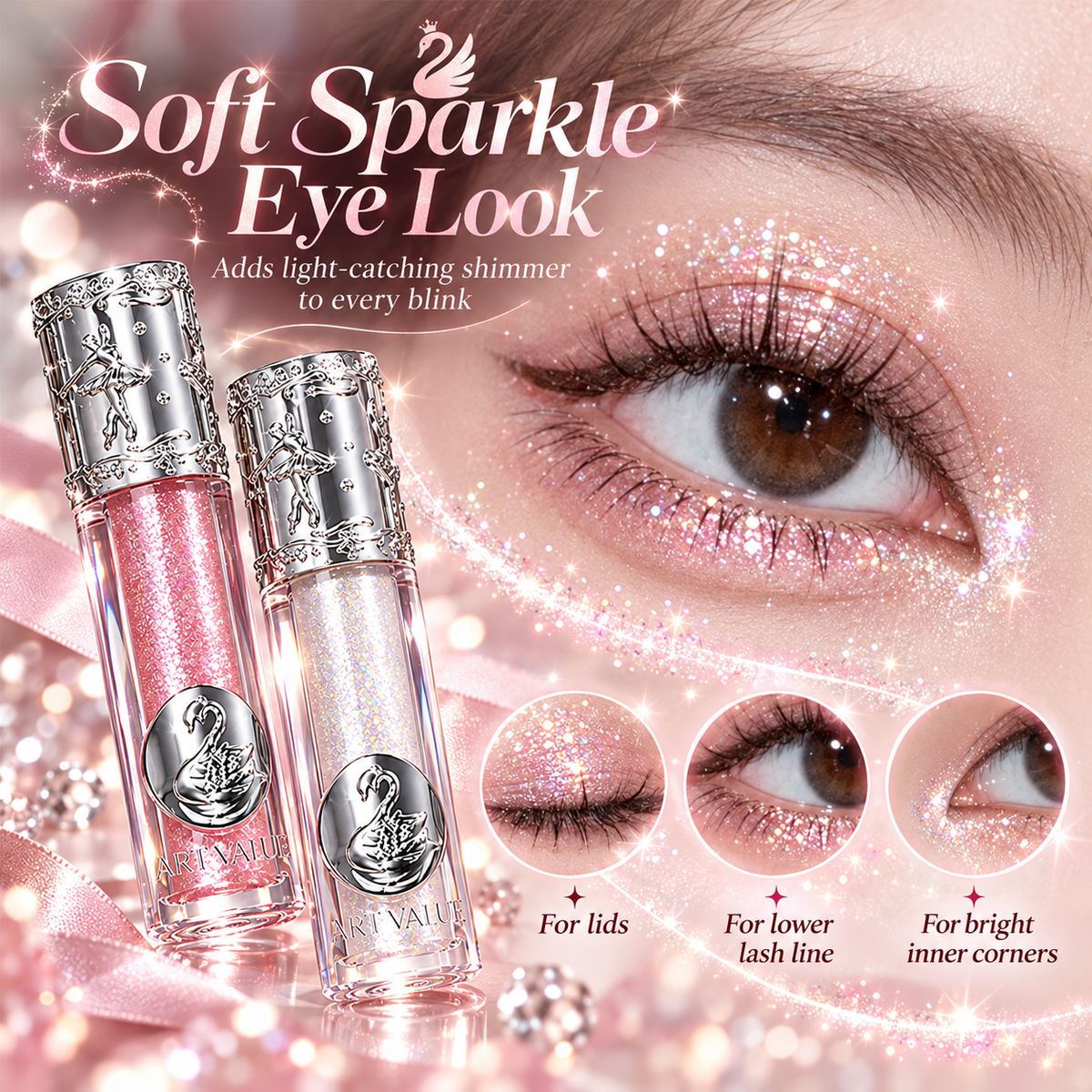 ART VALUE Balletism Glitter Shimmer Liquid Eyeshadow