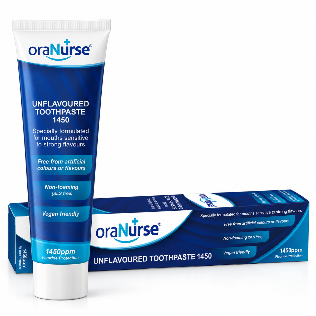 OraNurse Unflavoured Toothpaste 1450 SLS Free