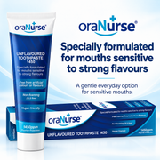 OraNurse Unflavoured Toothpaste 1450 SLS Free