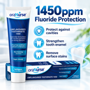 OraNurse Unflavoured Toothpaste 1450 SLS Free