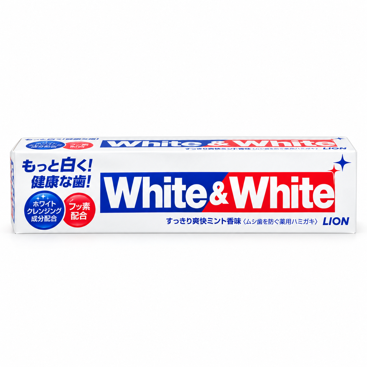 LION White & White Japanese Whitening Toothpaste