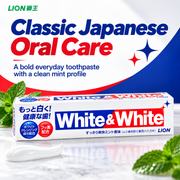 LION White & White Japanese Whitening Toothpaste