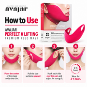 AVAJAR Perfect V Lifting Premium Plus Mask for Face & Neck
