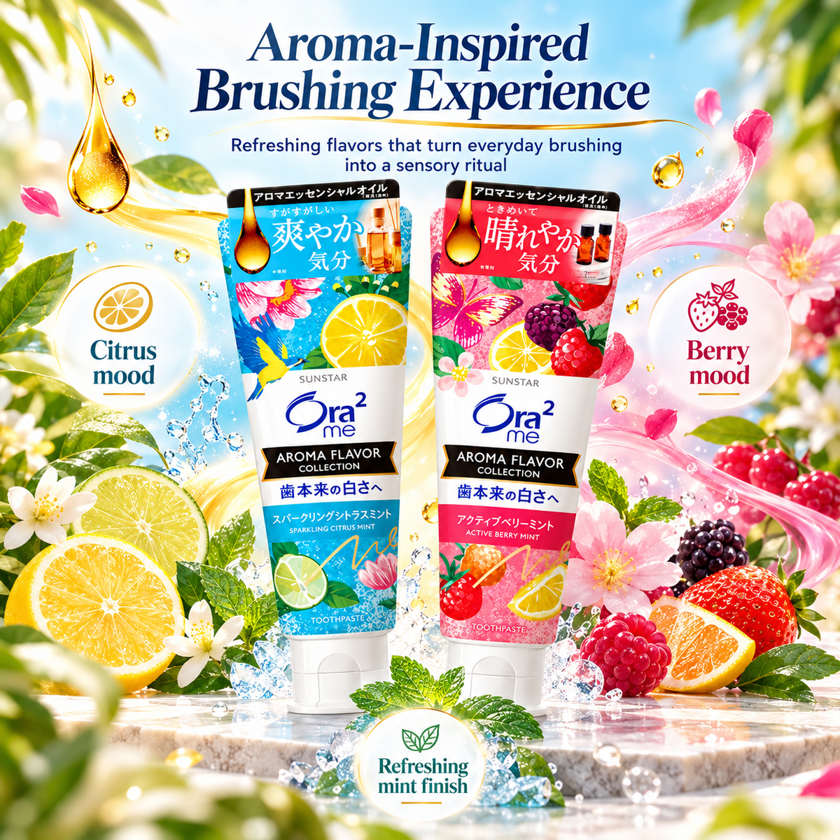 Sunstar Ora2 Me Aroma Flavor Collection Toothpaste