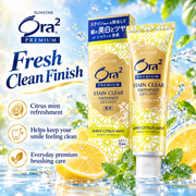 Ora2 Premium Stain Clear Toothpaste Shiny Citrus Mint