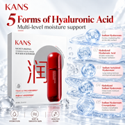 KANS Moisturizing Tender Facial Mask With 6D Hyaluronic Acid 5pc