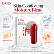 KANS Moisturizing Tender Facial Mask With 6D Hyaluronic Acid 5pc