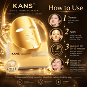 KANS 24K Golden Honeycomb Firming & Smoothing Mask 5pc
