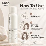 SPES Dry Shampoo Washing-Free Hair Spray For Volumizing 150ml