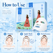 PECHOIN Little Lucky Hydrating Bright Calming Sheet Mask 10pc