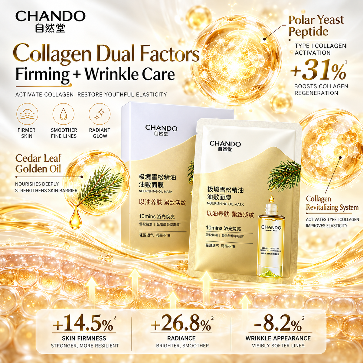 CHANDO Nourishing Oil Firming Anti-Wrinkle Face Mask