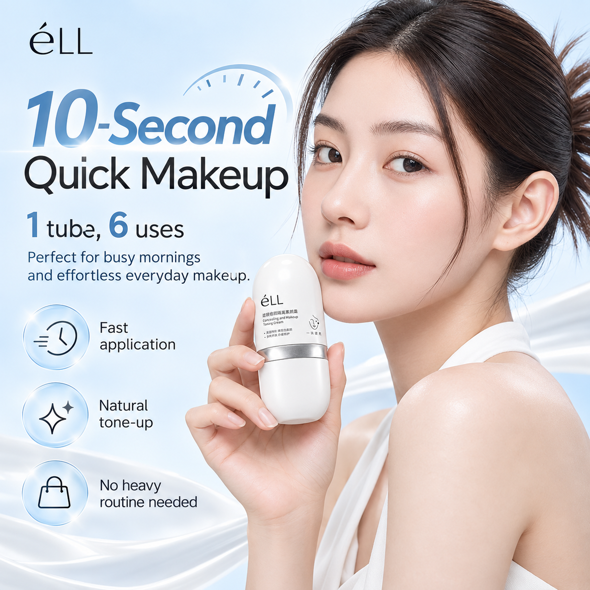 eLL Tone Up Cream & Brightening Makeup Primer 30g