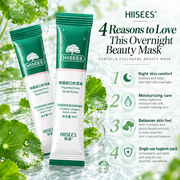 HIISEES Korean Skincare Centella Collagen Sleeping Mask 30 Pack