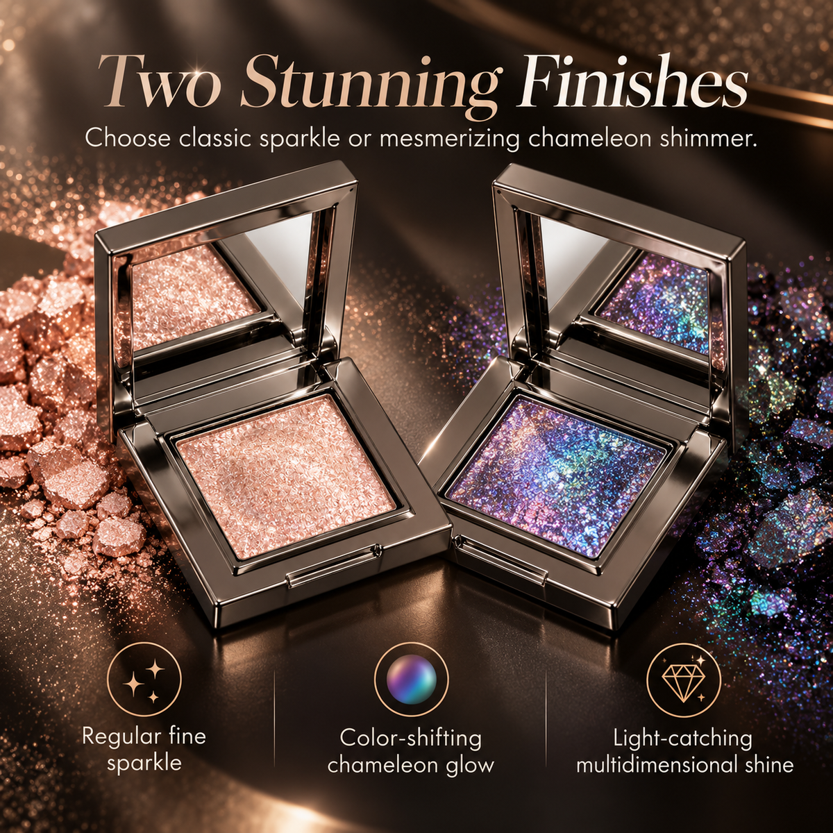 HERORANGE Chameleon & Diamond Shimmer Single Eyeshadow