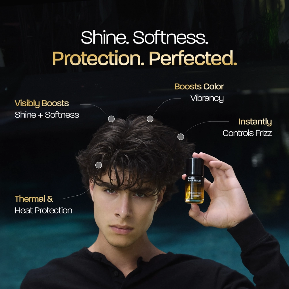 BASED Hair Elixir Heat Protectant & Frizz Control Oil 1 oz