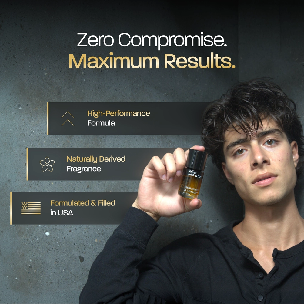 BASED Hair Elixir Heat Protectant & Frizz Control Oil 1 oz