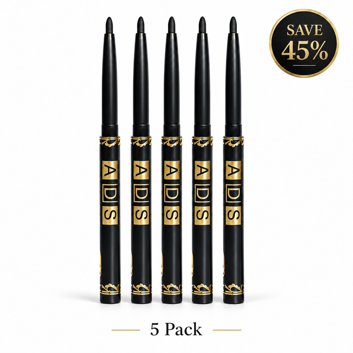 ADS Waterproof & Smudge-Proof Eyeliner & Eyebrow Pencil