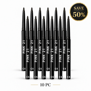PINK 21 Waterproof Retraceable Black Eyeliner Pencil