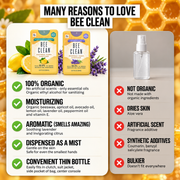 Bee Clean Organic Beeswax Hand Sanitizer Spray