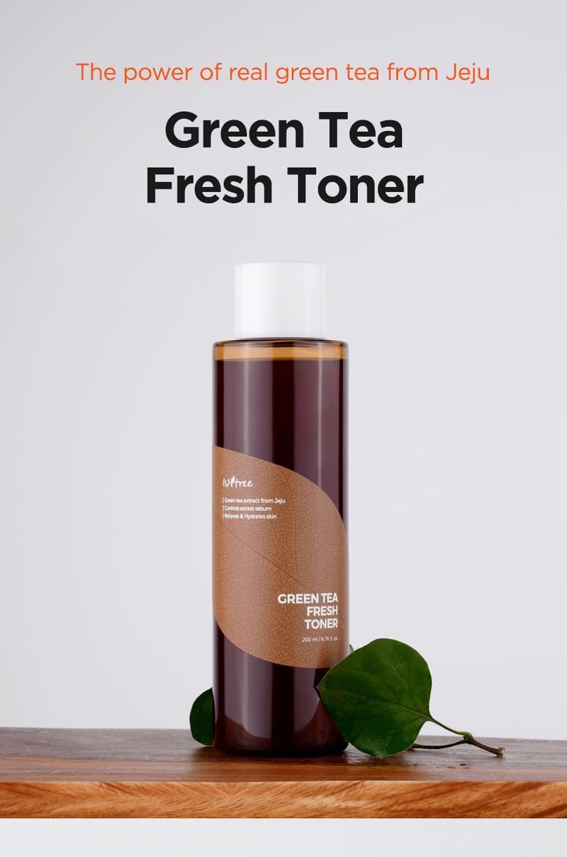 Isntree Green Tea Fresh Toner 200mL product introduction