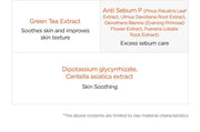 Isntree Green Tea Fresh Toner 200mL ingredient benefit map