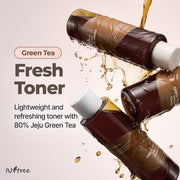 Isntree Green Tea Fresh Toner 200mL official green tea introduction