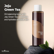 Isntree Green Tea Fresh Toner 200mL official jeju green tea care