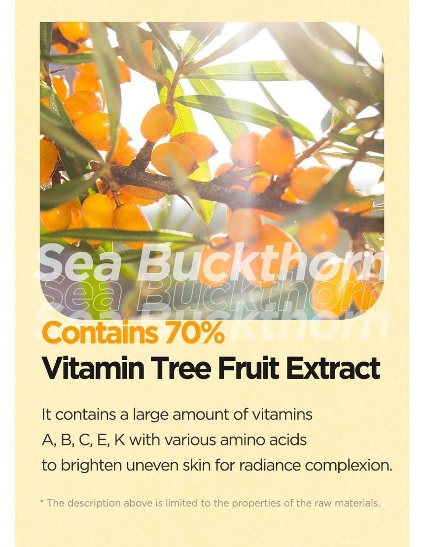 Isntree C-Niacin Toning Cream 50mL sea buckthorn extract labeling basis
