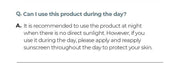 Isntree Hyper Acid 4 AHA BHA PHA LHA 30 Serum 20mL daytime and sunscreen faq