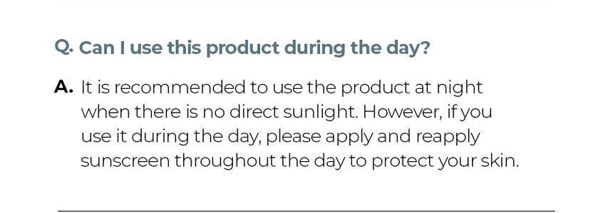 Isntree Hyper Acid 4 AHA BHA PHA LHA 30 Serum 20mL daytime and sunscreen faq