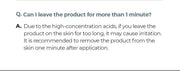 Isntree Hyper Acid 4 AHA BHA PHA LHA 30 Serum 20mL one minute maximum faq