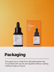 Isntree Hyper Vitamin C 23 Serum 20mL recycled paper and soy ink packaging