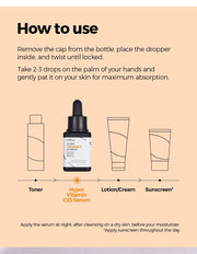 Isntree Hyper Vitamin C 23 Serum 20mL dropper preparation and routine
