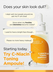 Isntree C-Niacin Toning Ampoule 50mL dull skin context