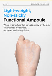 Isntree C-Niacin Toning Ampoule 50mL lightweight nonsticky texture