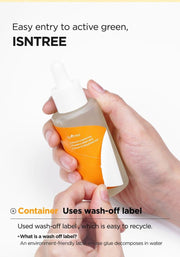 Isntree C-Niacin Toning Ampoule 50mL wash off label recycling