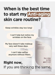 Isntree TW-Real Bifida Ampoule 50mL skin aging context