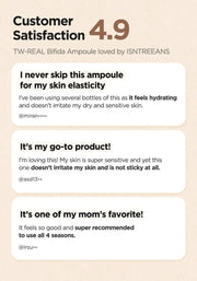 Isntree TW-Real Bifida Ampoule 50mL brand customer reviews