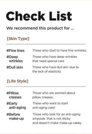 Isntree TW-Real Bifida Ampoule 50mL skin and lifestyle checklist