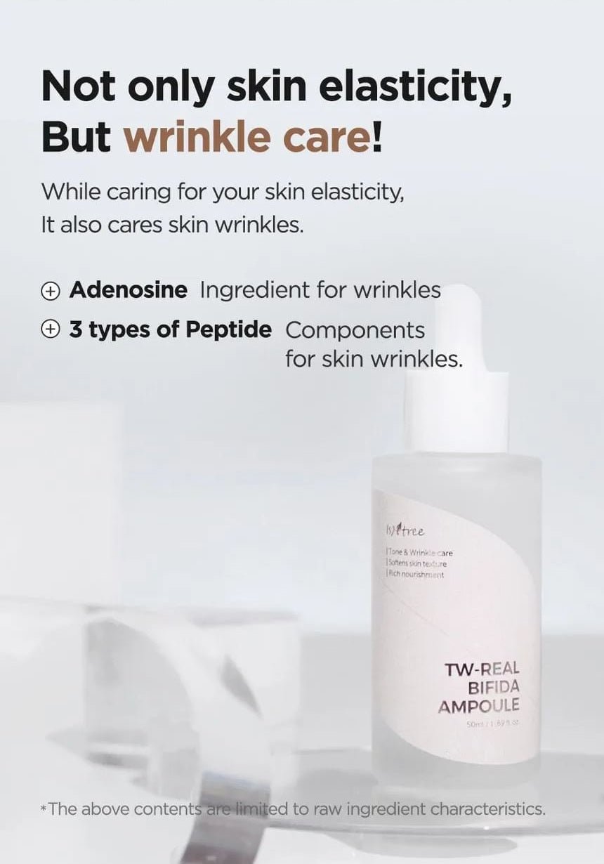 Isntree TW-Real Bifida Ampoule 50mL peptide and adenosine care