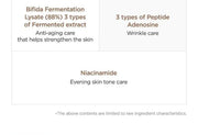 Isntree TW-Real Bifida Ampoule 50mL ingredient benefit map