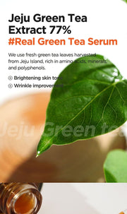 Isntree Green Tea Fresh Serum 50mL jeju green tea seventy seven percent