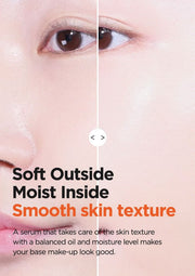 Isntree Green Tea Fresh Serum 50mL smooth skin texture demonstration