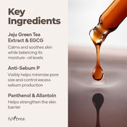 Isntree Green Tea Fresh Serum 50mL official key ingredients
