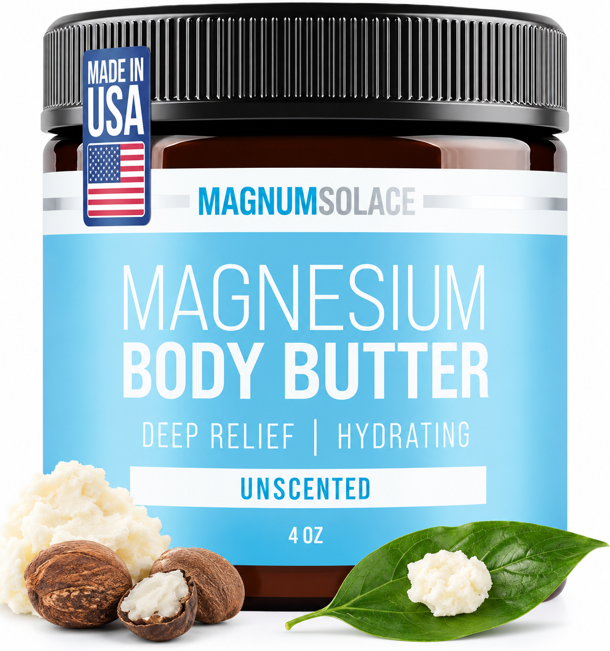 Magnum Solace Unscented Magnesium Body Butter product detail