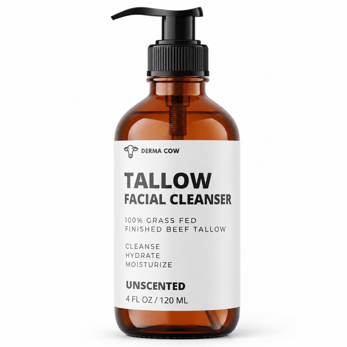 Derma Cow Tallow Facial Cleanser 4 oz
