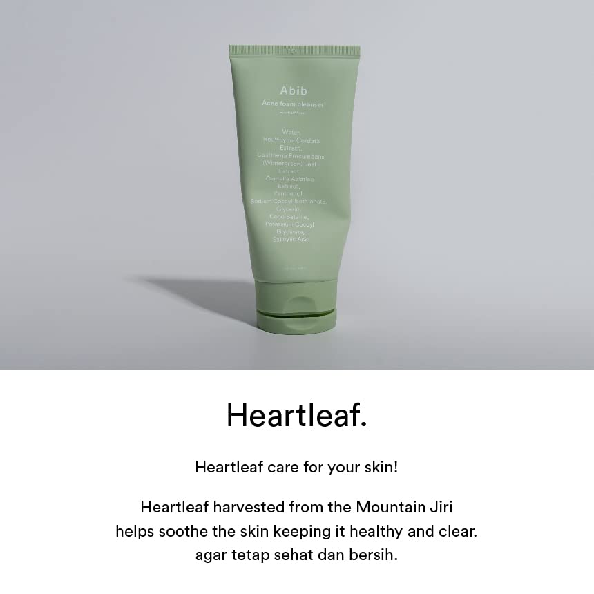Abib Heartleaf Acne Foam Cleanser – Heartleaf soothing ingredient overview